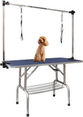 ROOMTEC 36" Dog Grooming Table, Foldable Home Pet Bathing Station by ROOMTEC
