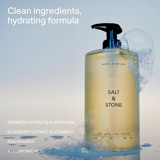Salt & Stone Body Wash with Antioxidants - Image 2