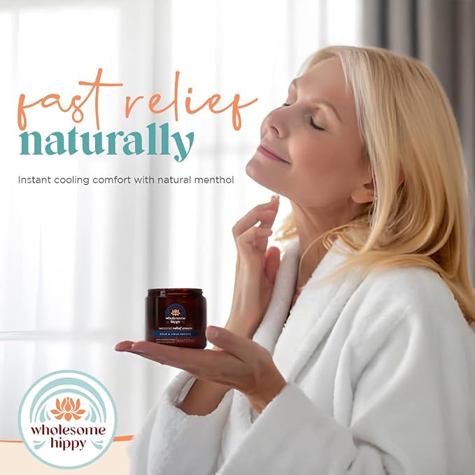 Wholesome Hippy Menthol & Eucalyptus Comfort Balm – Natural Aromatherapy Chest - Image 2