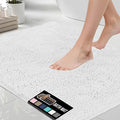 GORILLA GRIP Bath Rug Mat 60x17, Thick Soft Absorbent Chenille, Quick Dry by GorillaGrip