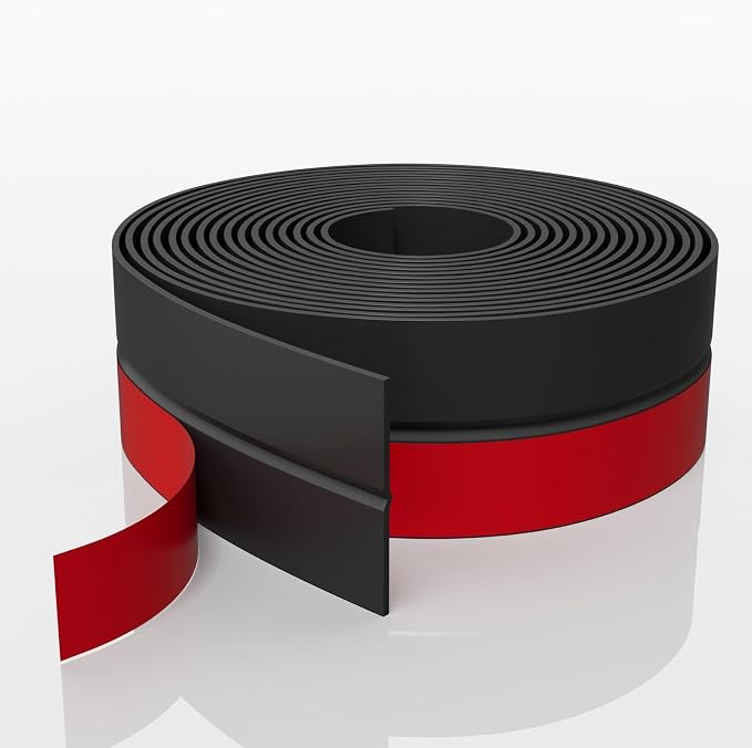 Door Seal Strip for Door Frame, 36ft Silicone Door Gap Filler, Shower Glass - Image 8