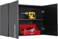 Prepac Elite 32 in. 2-Door Engineered Wood Stackable Wall Cabinet in Black by PREPACRTASTORAGEFURNITURE