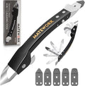 Caulking Tool Kit, Stainless Steel Caulk Remover Tool, 4 in 1 Grout Removal Tool by MATEWORK