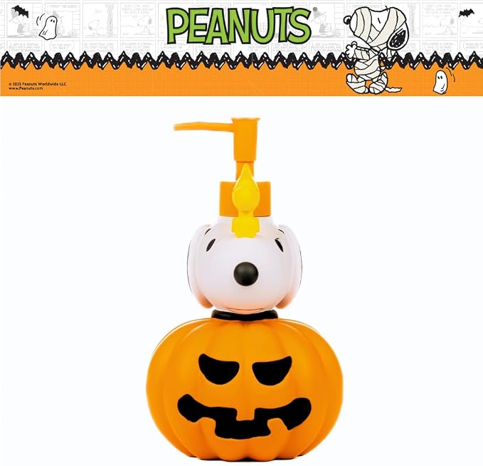 Peanuts Snoopy Pumpkin Soap/Lotion/Hand Sanitizer Resin Pump Dispenser - Image 4