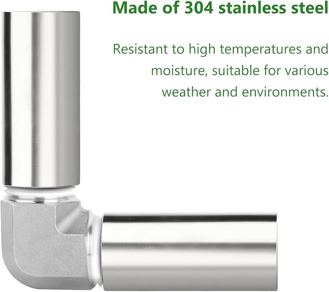 TAISHER 2PCS Stainless Steel Pipe Fittings, 1/2" NPT Female x 1/2" NPT Female - Image 7