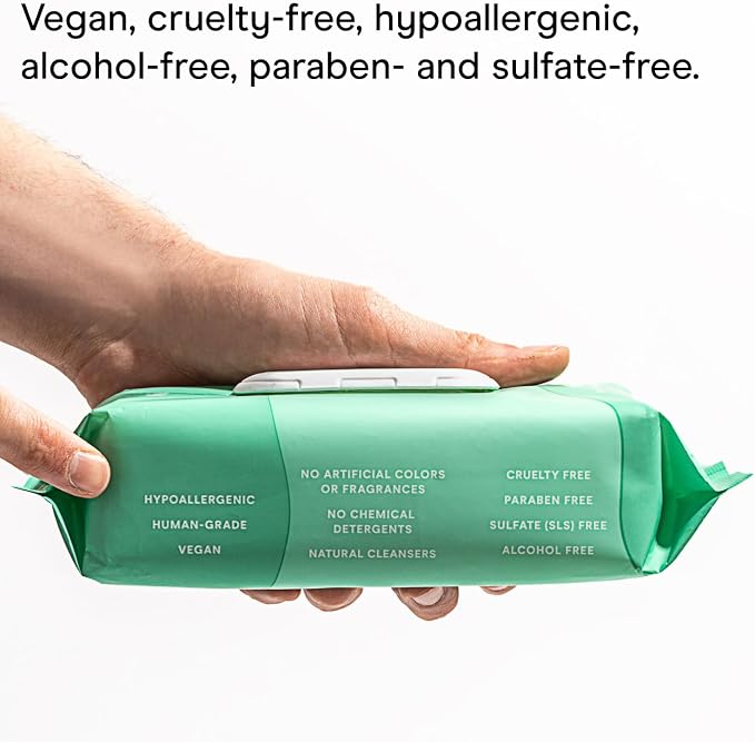 Wild One, Eucalyptus Natural Dog Grooming Wipes, Cruelty-free, resealable lid - Image 4