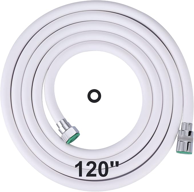 Aleasha Shower Hose, 120 Inches Extra Long Shower Head Hose Extension by ALEASHA
