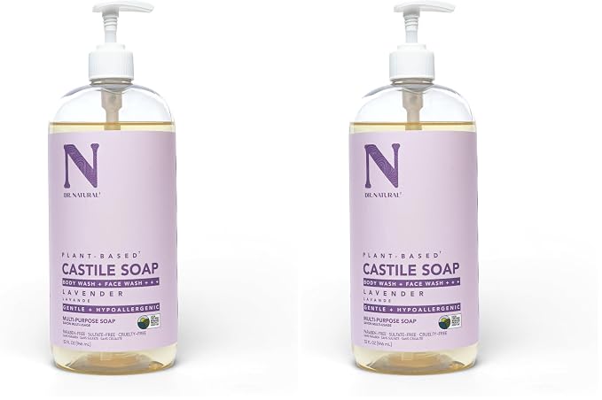 Dr. Natural Castile Liquid Soap, 32 oz by DrNatural