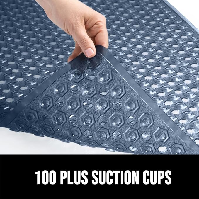 GORILLA GRIP Patented Square Shower Stall Mat, Small Bathtub Floor Mats - Image 7