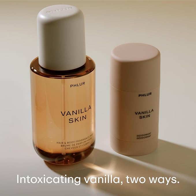 PHLUR Vanilla Skin Natural Deodorant & Vanilla Skin Body Mist - Image 2