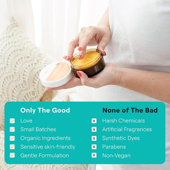 Mambino Organics Oh Baby! Belly Butter, Belly Cream - Image 4