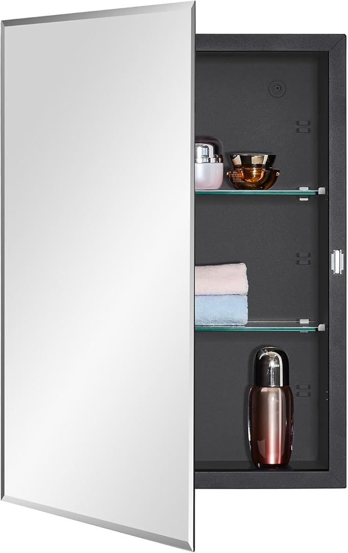 Black Bathroom Medicine Cabinet by MedicineCabinetsMirrors