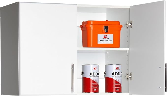 Prepac White Cabinet: Elite Wall Cabinet, WEW-3224 Garage Cabinet by PREPACRTASTORAGEFURNITURE