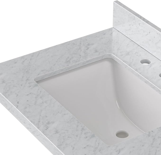 ARIEL Cambridge 37 Inch Single Rectangular Sink Bathroom Vanity - Image 13