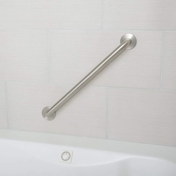 Amazon Basics Bathroom Handicap Safety Grab Bar, 36 Inch Length, 1.5 Inch - Image 3