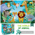 Jumbo Floor Puzzle for Kids Animal Jigsaw Large Puzzles 48 Piece Ages 3-6 for by IFLOVE