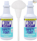 Don Aslett Johnny Mop & Safety Foam Toilet Bowl Cleaner Set | Acidic Detergent by DonAslett