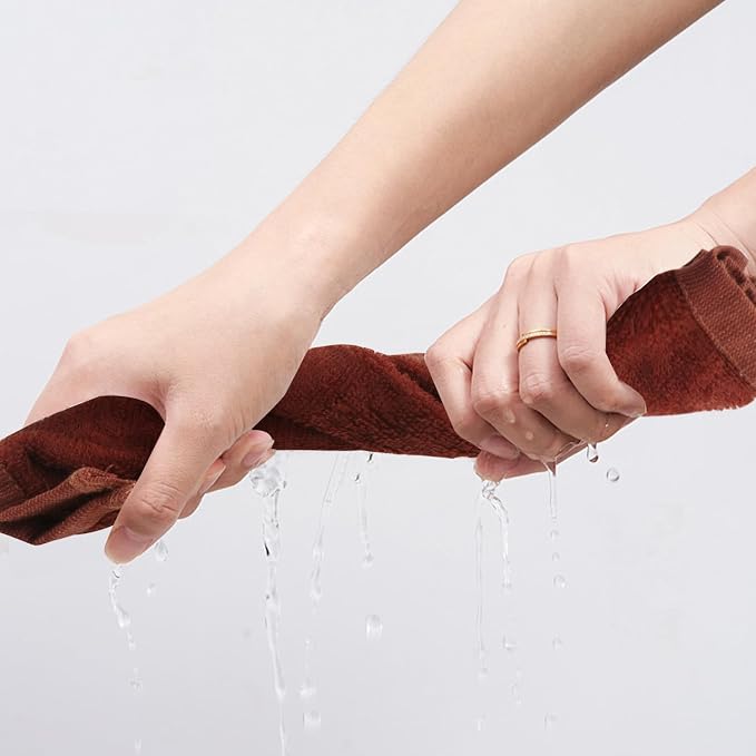 6 Pack 100% Cotton Wash Cloth, 12x12 Inch Highly Absorbent and Soft Feel - Image 5