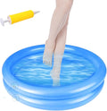 Foot Bath for Pool Entry Pool Foot Bath 23.6x23.6x6.3 Inflatable Foot Bath by ESiiFuu