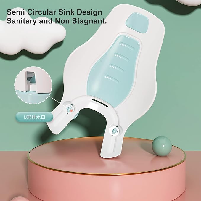 SUNGOOYUE Clean Rinse Baby Bather, Folding Multifunction Portable Plastic - Image 6