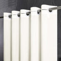 Furlinic No Hook Extra Long Shower Curtain 84 Length, Soft Fabric Bathroom by Furlinic