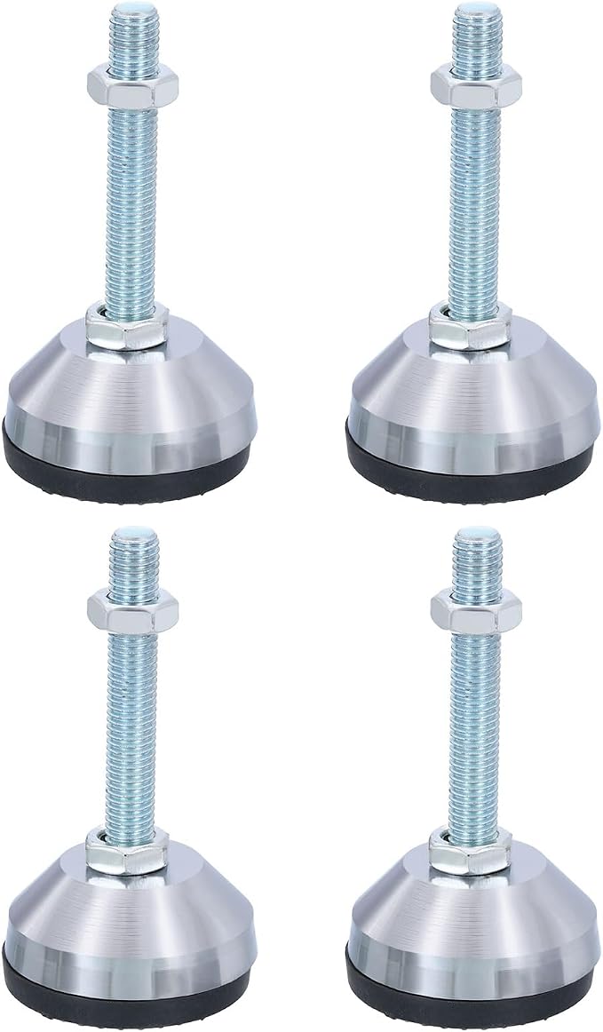 PATIKIL Furniture Leveling Feet 2.4" Dia Base M12 Thread by PATIKIL
