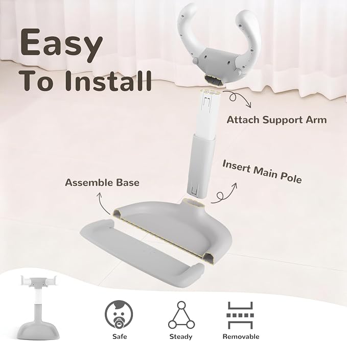 Baby Shower Stand – Adjustable Baby Bath Stand & Standing Baby Bathtub - Image 7