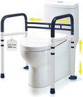 Toilet Safety Rails – Adjustable, Foldable Toilet Handle Frame by Coelineao