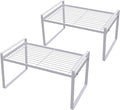 2 Pack Kitchen Cabinet Shelf Counter Organizer Rack Pantry Storage Bathroom by Shantton