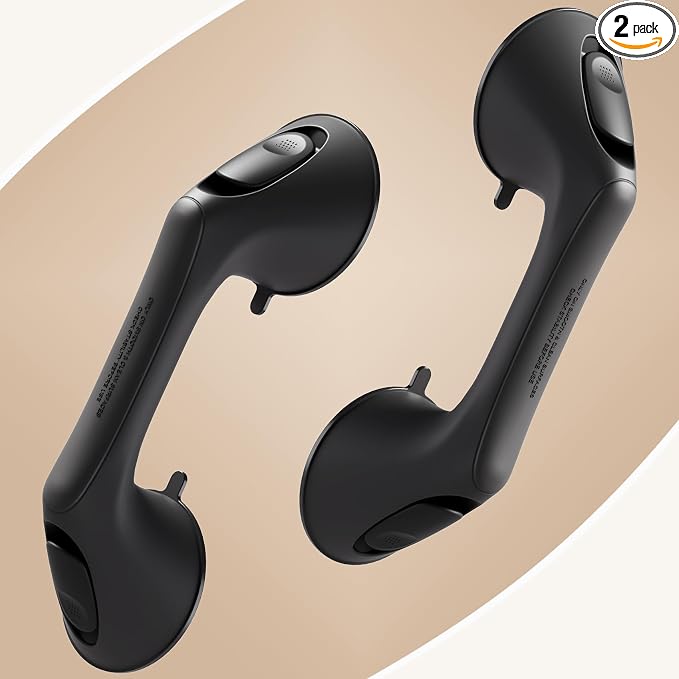 2 Pack 12 Inch Grab Bars for Bathtubs and Showers for Seniors, Heavy Duty by AblecareOfficial
