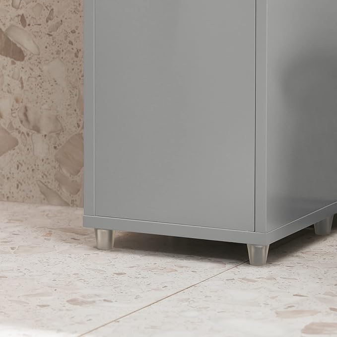 SoBuy Bathroom Narrow Storage Cabinet Skinny Tall Unit - Image 8