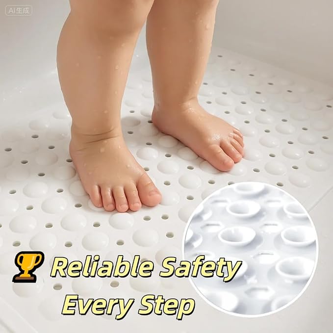 Bath and Shower Safety Mats 40x16 inch, Non Slip - Image 7