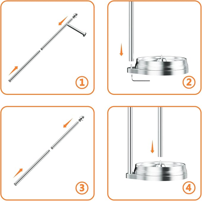 Toilet Paper Holder for Bathroom, Heavy Weighted Metal Free Standing Toilet - Image 6