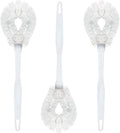 LOLA Toilet Bowl Brush w/Curved Head, 3 Pack, Coated Wire, Durable Poly Bristles by LolaProducts