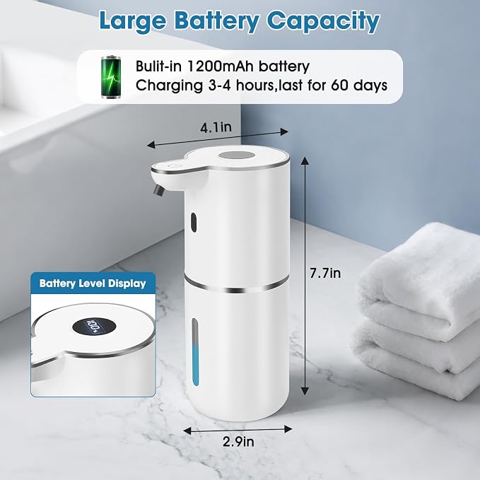 2 Pack Automatic Soap Dispenser, Upgraded 2025 Automatic Liquid Soap Dispenser - Image 6