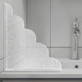 2 PCS Shower Splash Guard for Tub Corner, Self-Adhesive Shower Guards to Keep by LittleJesusFigures