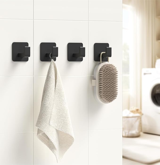 Square Self Adhesive Towel Hooks - Image 9