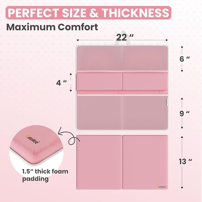 Baby Bath Kneeler and Elbow Rest Pad Set, Non-Slip Painless Thick Kneeling Pad - Image 3