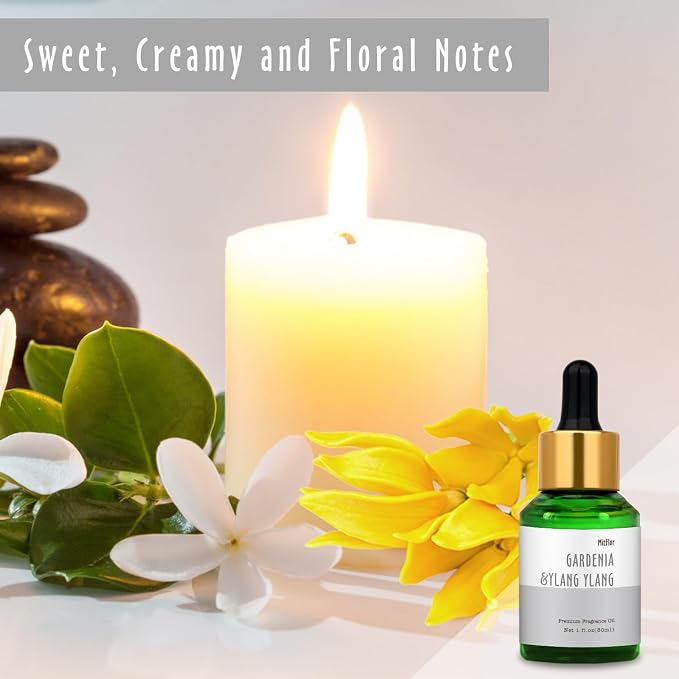 Gardenia &Ylang Ylang Fragrance Oil, MitFlor 30ml Premium Diffuser Oil Scents - Image 9
