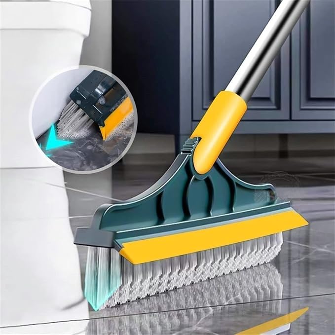 2 in 1 Cleaning Floor Scrub Brush Floor Brush Scrubber New Upgraded 53.5" Long - Image 5