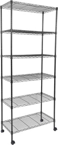 Whitmor 6 Tier Storage Shelves, Heavy Duty by Whitmor
