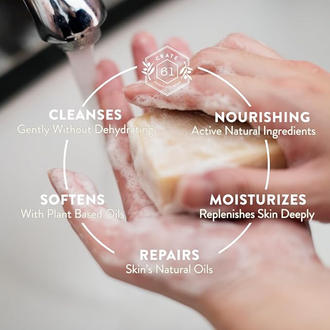 Crate 61, Handmade in Canada, Plant Based Cold Process Natural Bar Soap - Image 6