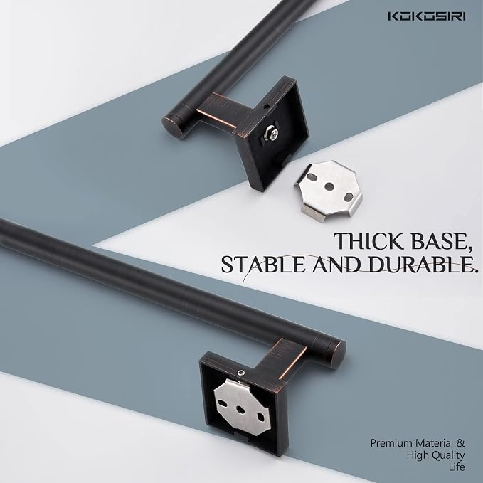 KOKOSIRI Bathroom Towel Bar 32'' Towel Holder - Image 6