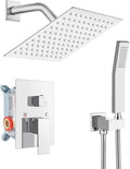 gotonovo Rainfall Bathroom Shower System Rain Shower Head and Handle Set Wall by HOME