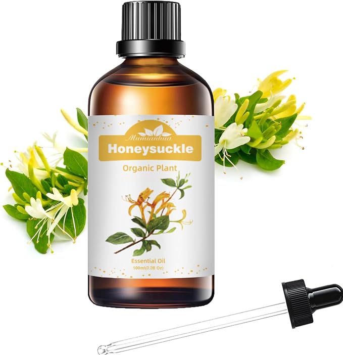 Pure Honeysuckle Essential Oil for Bedtime Serenity, Evening Relaxation & by Mumianhua