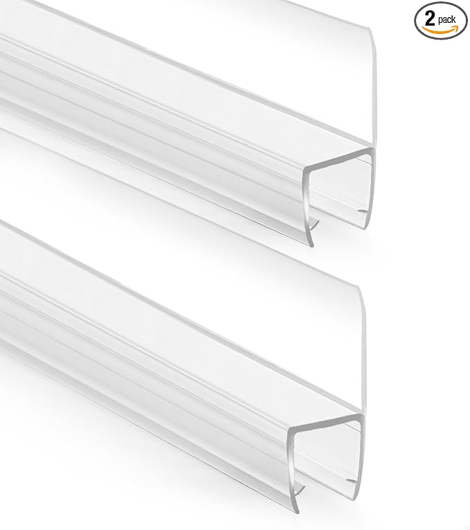Bathroom Shower Door Seal Strip, PVC Transparent Shower Door Seal Strip by Unknown