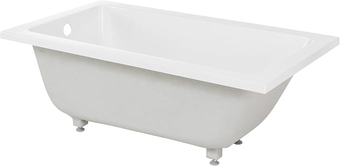 Swiss Madison Voltaire 54" x 30" Reversible Drain Drop-In Bathtub by SwissMadison