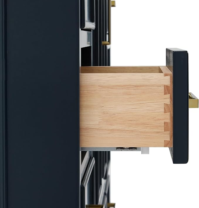 ARIEL Stafford 48" Midnight Blue Bathroom Vanity Base Cabinet, Single Sink - Image 8