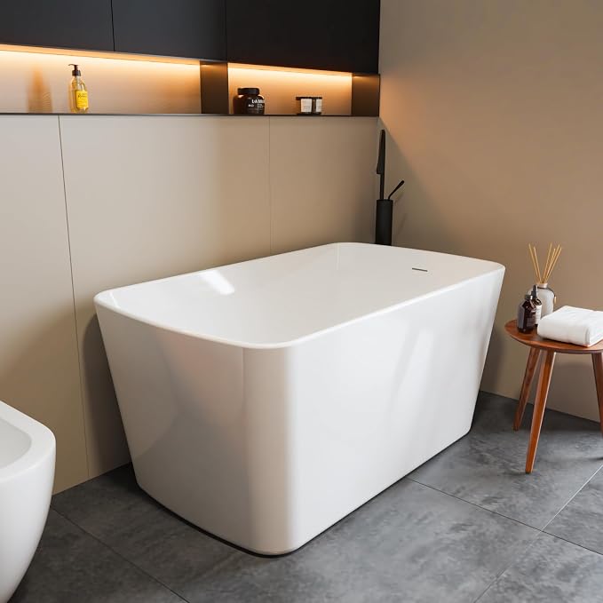 49" Acrylic Freestanding Bathtub - Image 3