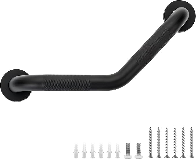 Grab Bars for Bathtubs and Showers- 1-1/4 x 16 Angled Shower Grab Bar for by JOY+DECOR